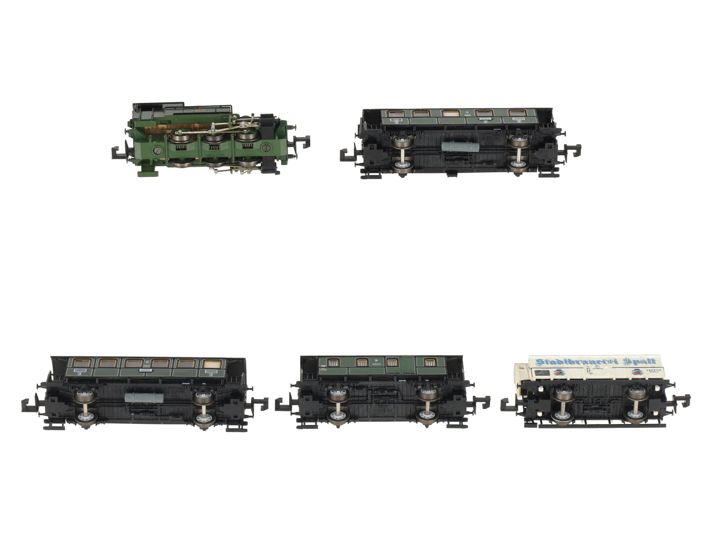 Trix 11013 N Minitrix K.Bay.Sts.B Steam Locomotive & Passenger Set LN/Box