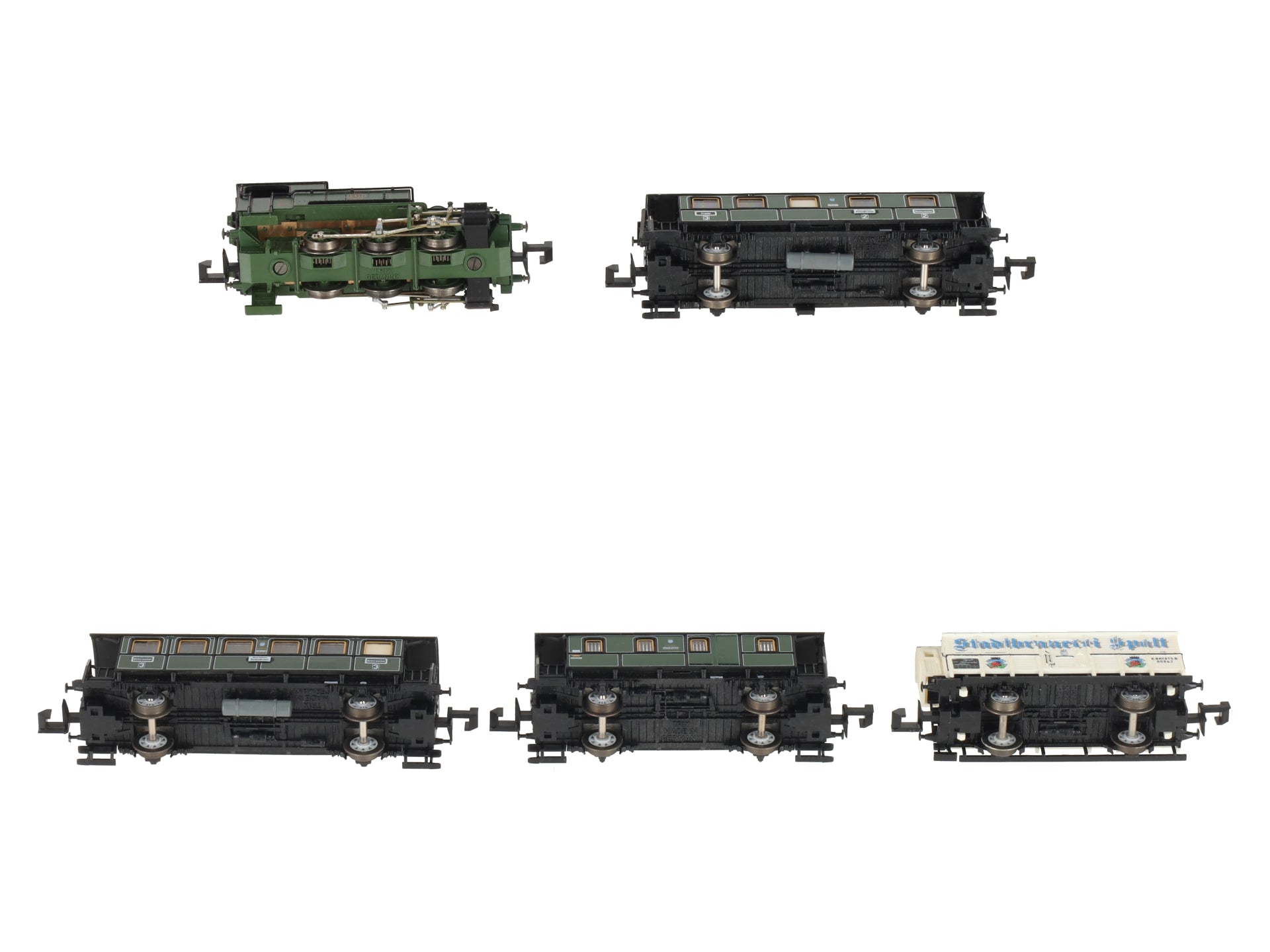 Trix 11013 N Minitrix K.Bay.Sts.B Steam Locomotive & Passenger Set LN/Box