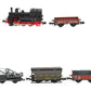 Trix 11018 N Minitrix Special Steam Locomotive & Freight Car Set LN/Box