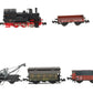 Trix 11018 N Minitrix Special Steam Locomotive & Freight Car Set LN/Box