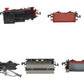 Trix 11018 N Minitrix Special Steam Locomotive & Freight Car Set LN/Box