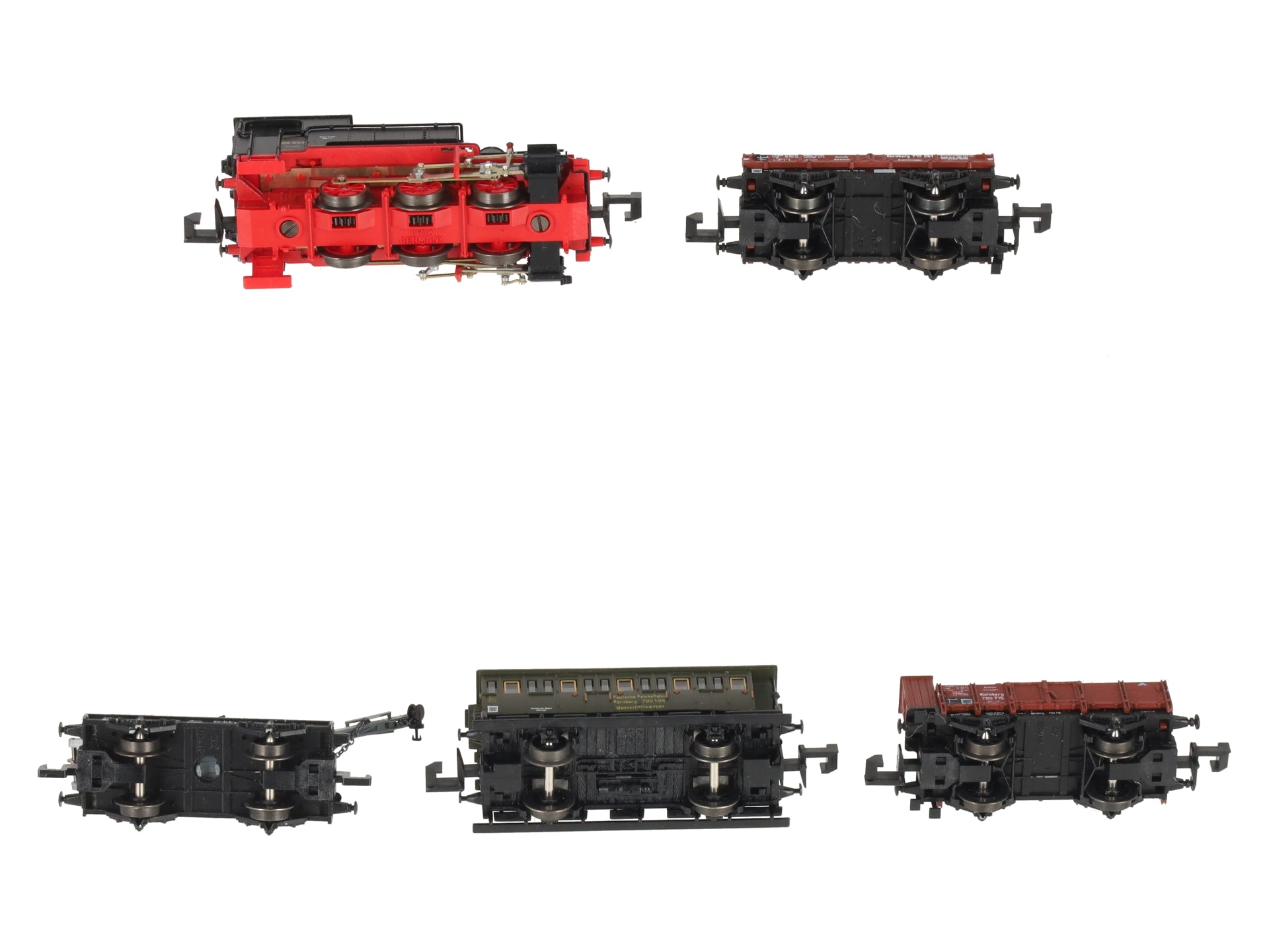 Trix 11018 N Minitrix Special Steam Locomotive & Freight Car Set LN/Box