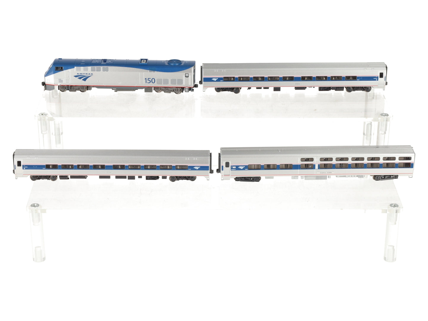 Kato 106-6285-DCC N Amtrak Amfleet GE P42 Phase VI N Gauge Diesel Train Set LN/Box