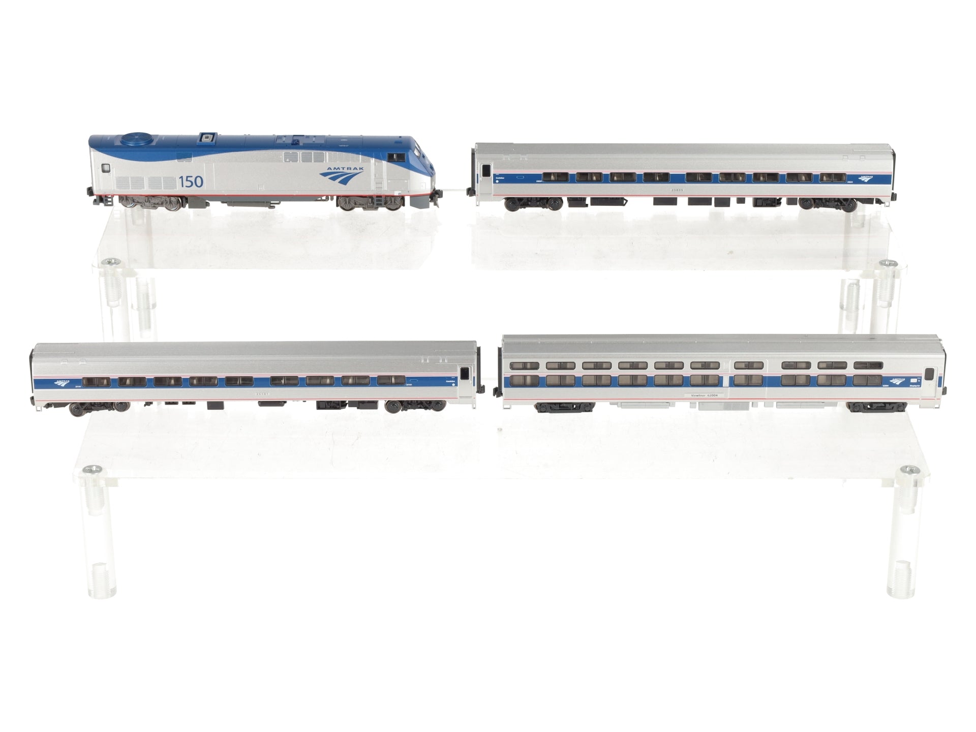 Kato 106-6285-DCC N Amtrak Amfleet GE P42 Phase VI N Gauge Diesel Train Set LN/Box