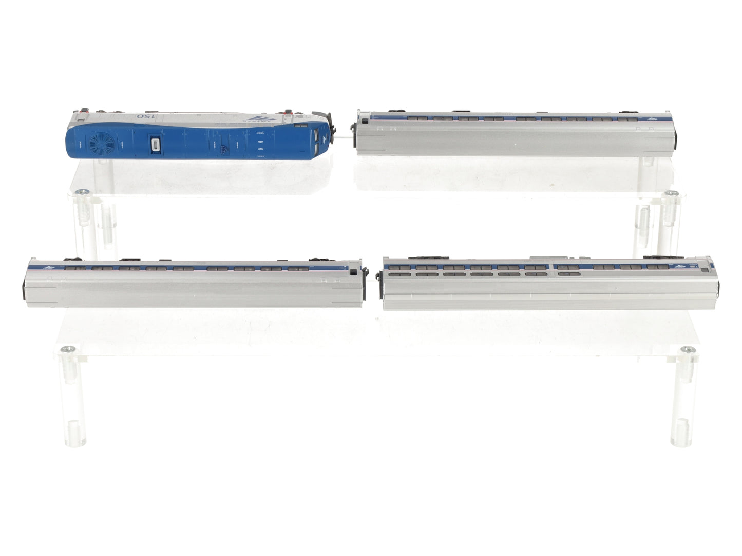 Kato 106-6285-DCC N Amtrak Amfleet GE P42 Phase VI N Gauge Diesel Train Set LN/Box