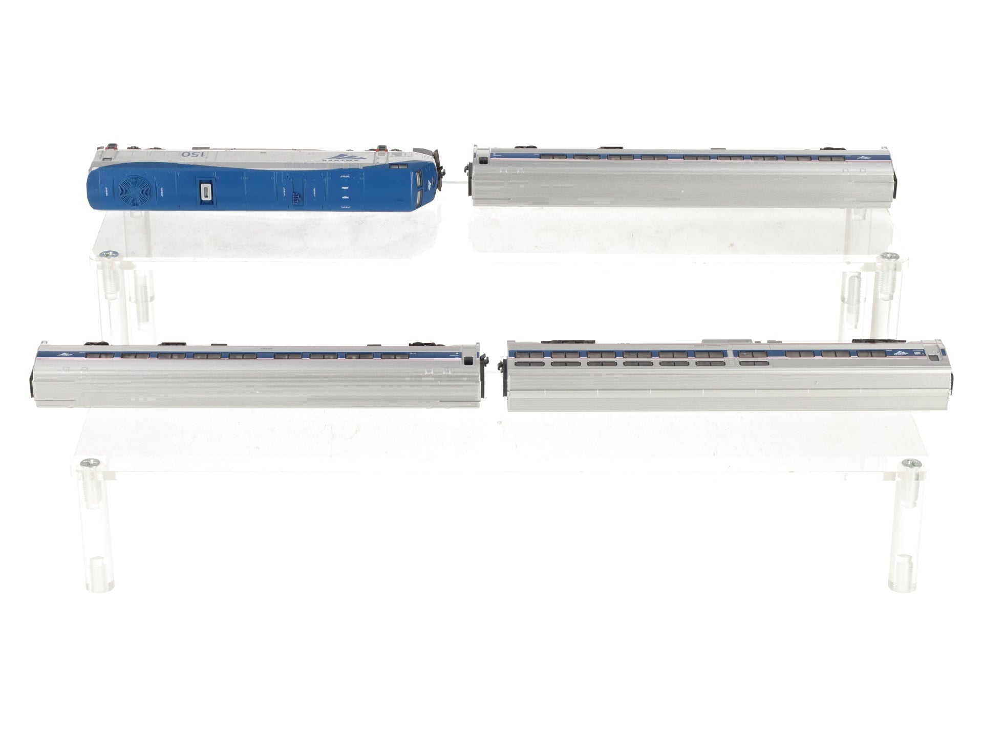 Kato 106-6285-DCC N Amtrak Amfleet GE P42 Phase VI N Gauge Diesel Train Set LN/Box