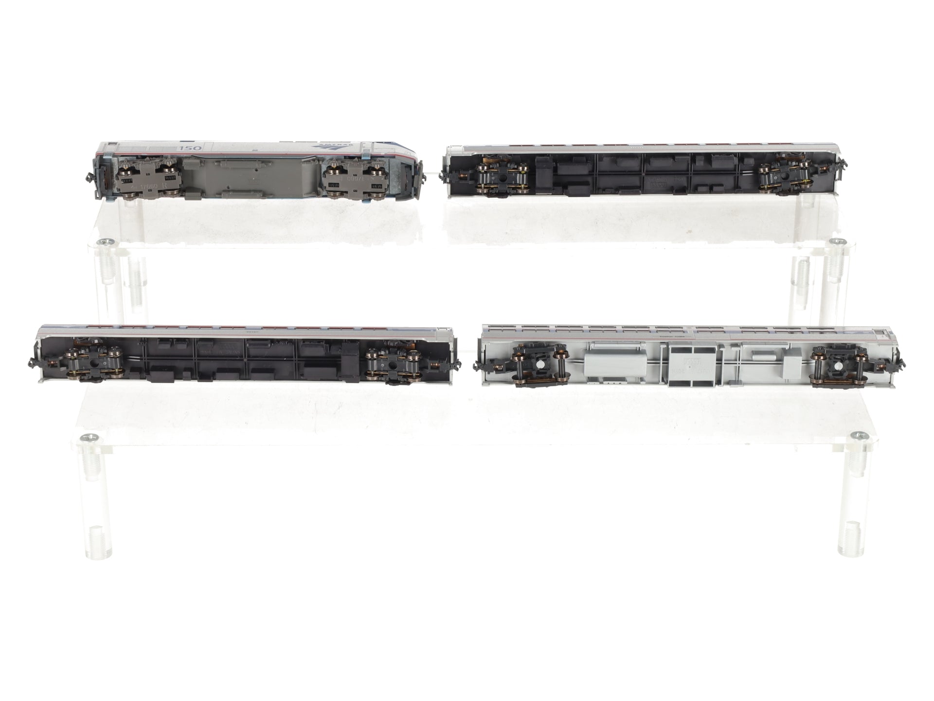 Kato 106-6285-DCC N Amtrak Amfleet GE P42 Phase VI N Gauge Diesel Train Set LN/Box