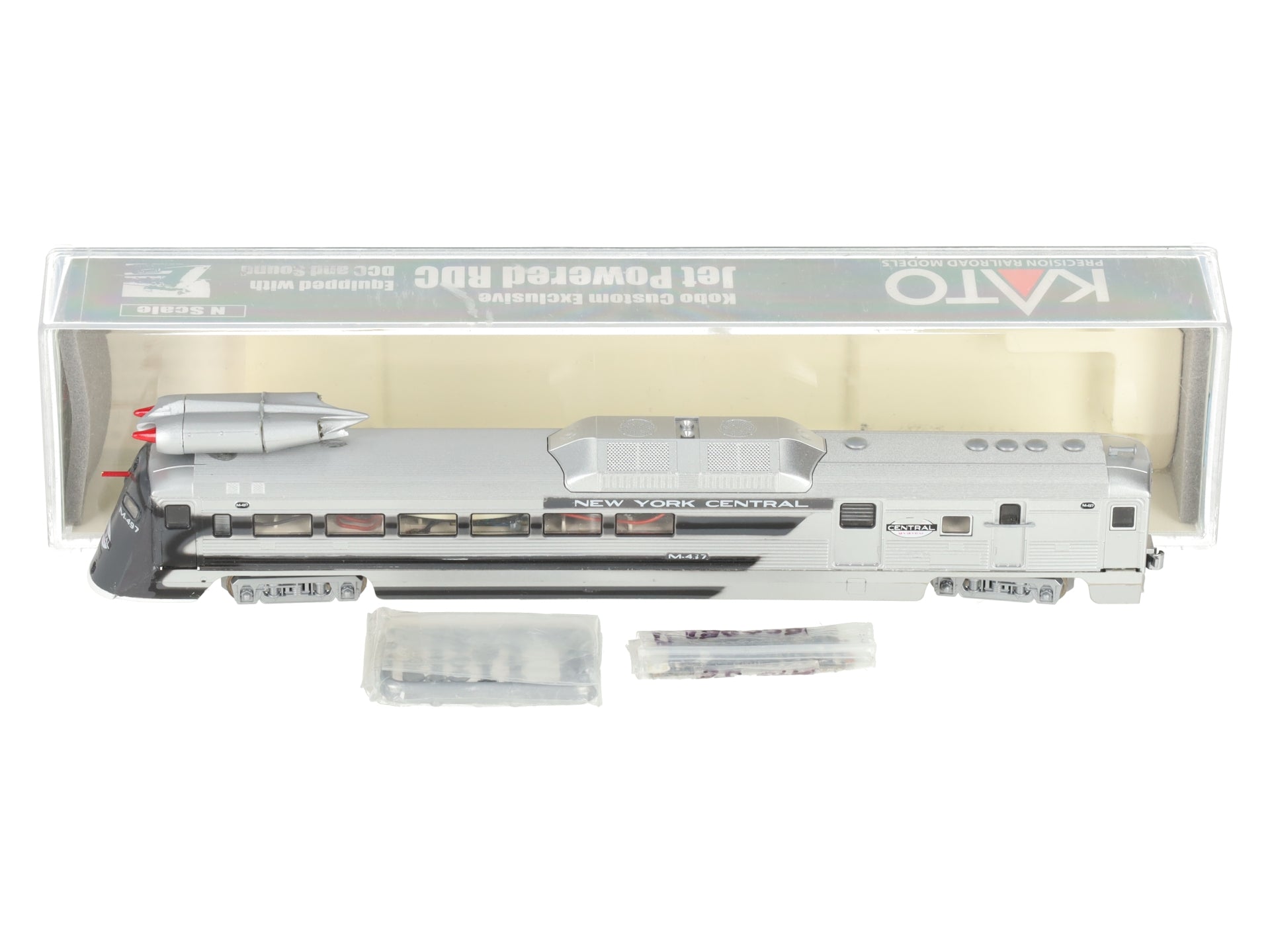 Kato M-497 N Scale New York Central Jet Powered RDC w/ DCC & Sound EX/Box