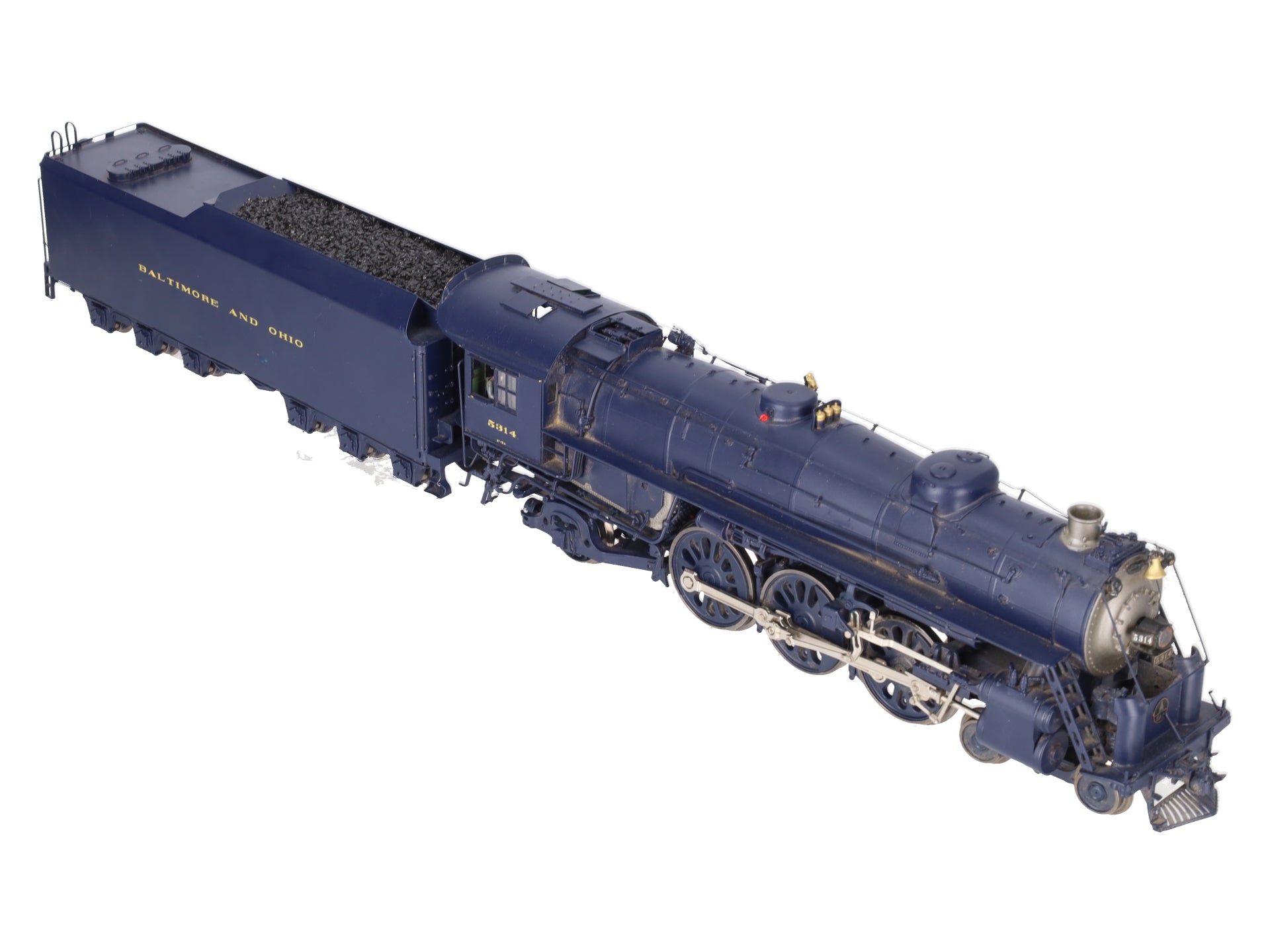 3rd Rail 5314 O BRASS B&O P-7E 4-6-2 Pacific Steam Loco & Tender - 3 Rail VG/Box