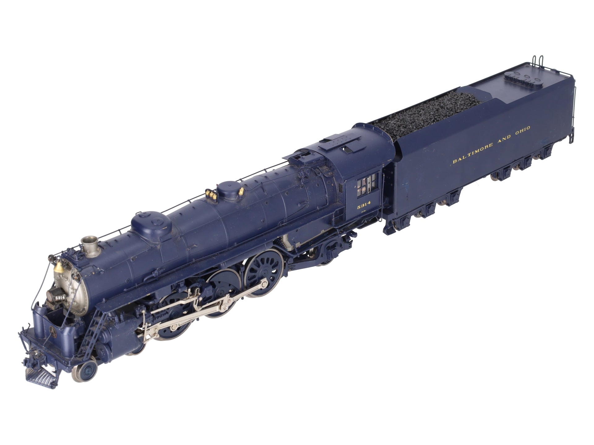 3rd Rail 5314 O BRASS B&O P-7E 4-6-2 Pacific Steam Loco & Tender - 3 Rail VG/Box