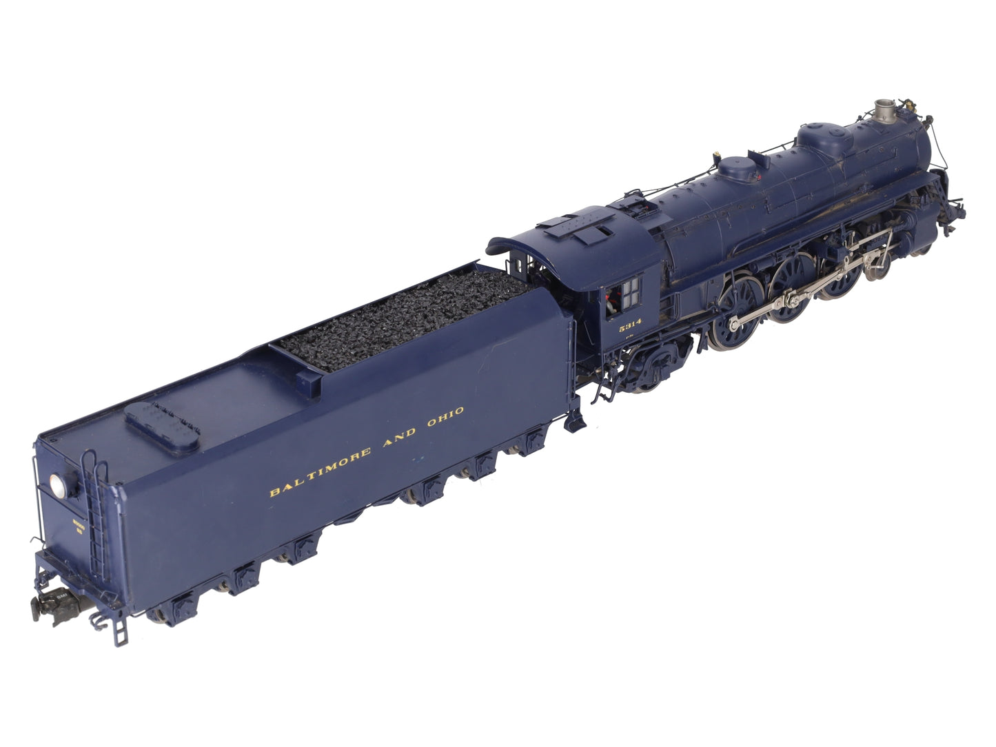 3rd Rail 5314 O BRASS B&O P-7E 4-6-2 Pacific Steam Loco & Tender - 3 Rail VG/Box