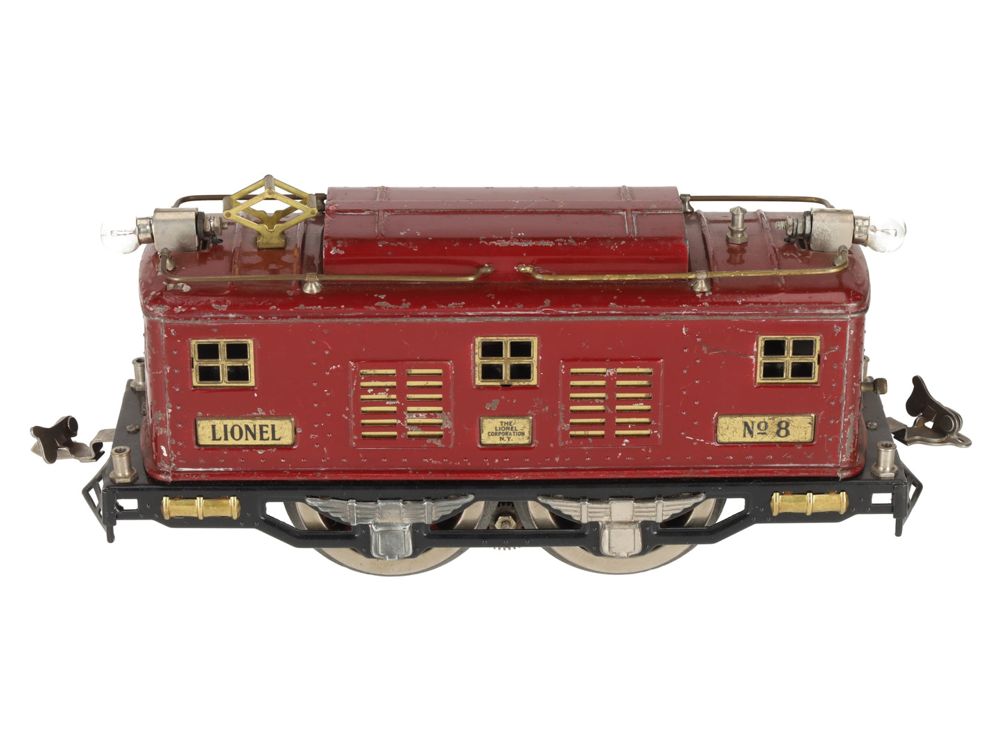 Lionel 8 Vintage Standard Gauge Prewar 0-4-0 Powered Electric Locomotive VG