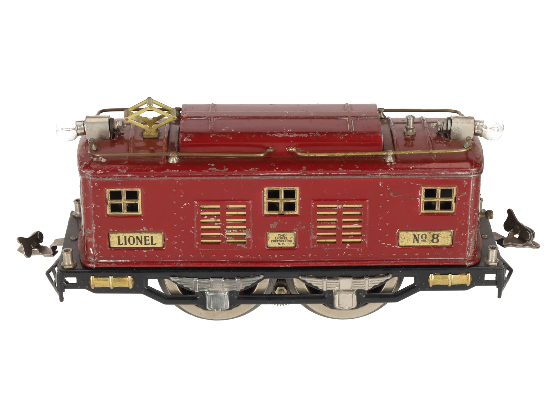 Lionel 8 Vintage Standard Gauge Prewar 0-4-0 Powered Electric Locomotive VG