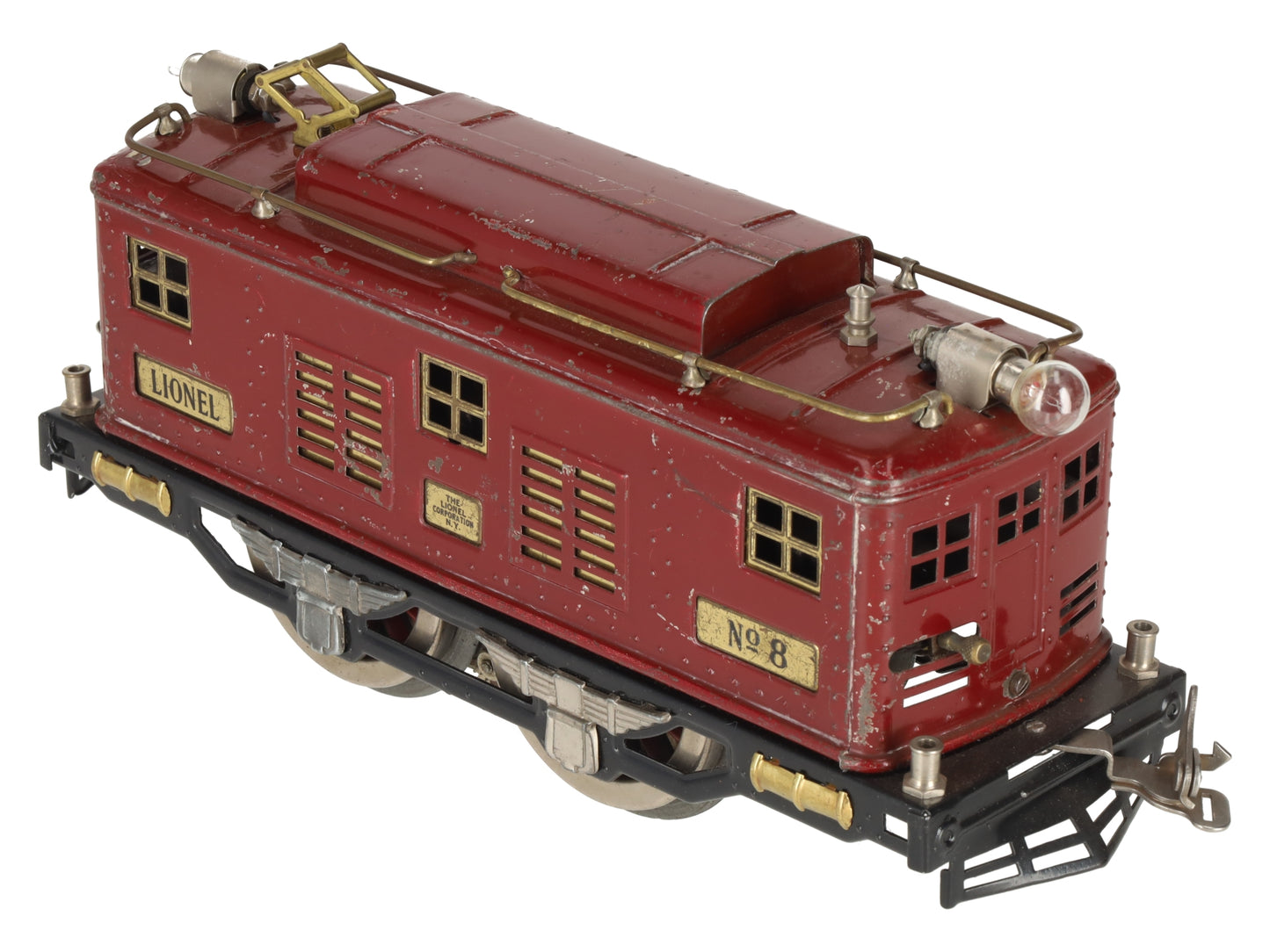 Lionel 8 Vintage Standard Gauge Prewar 0-4-0 Powered Electric Locomotive VG