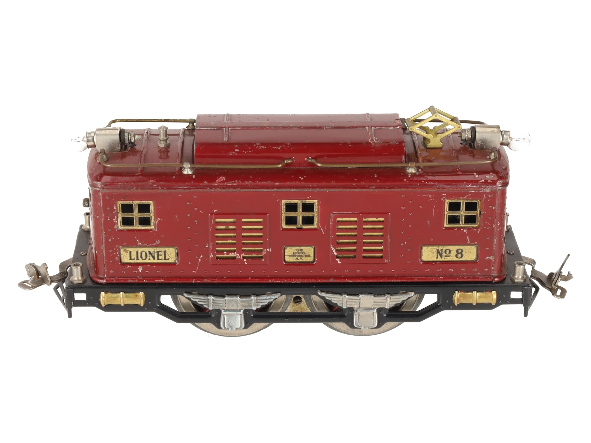 Lionel 8 Vintage Standard Gauge Prewar 0-4-0 Powered Electric Locomotive VG