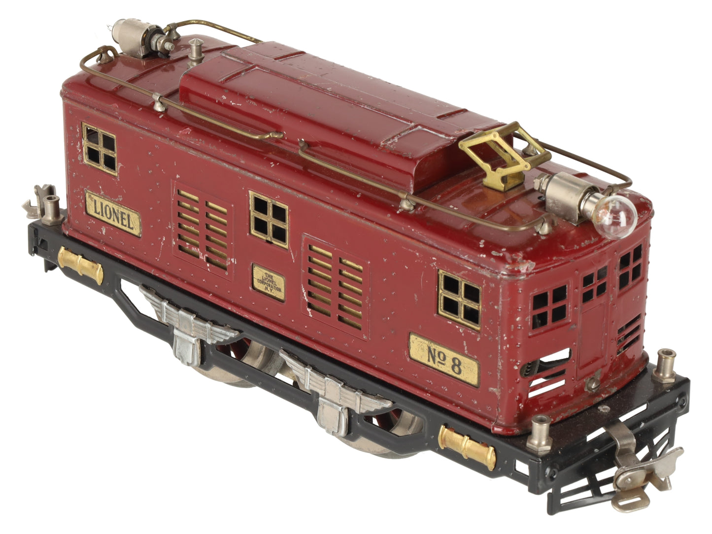 Lionel 8 Vintage Standard Gauge Prewar 0-4-0 Powered Electric Locomotive VG