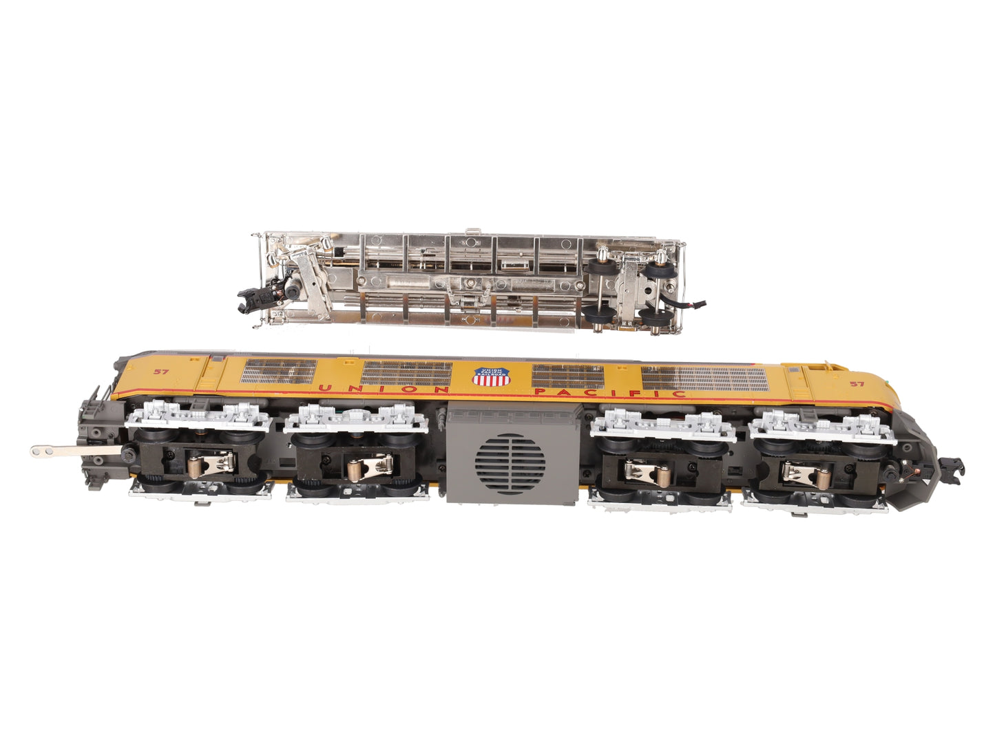 MTH 20-2261-1 O Union Pacific Propane Turbine Engine Set w/PS2 #57 VG/Box