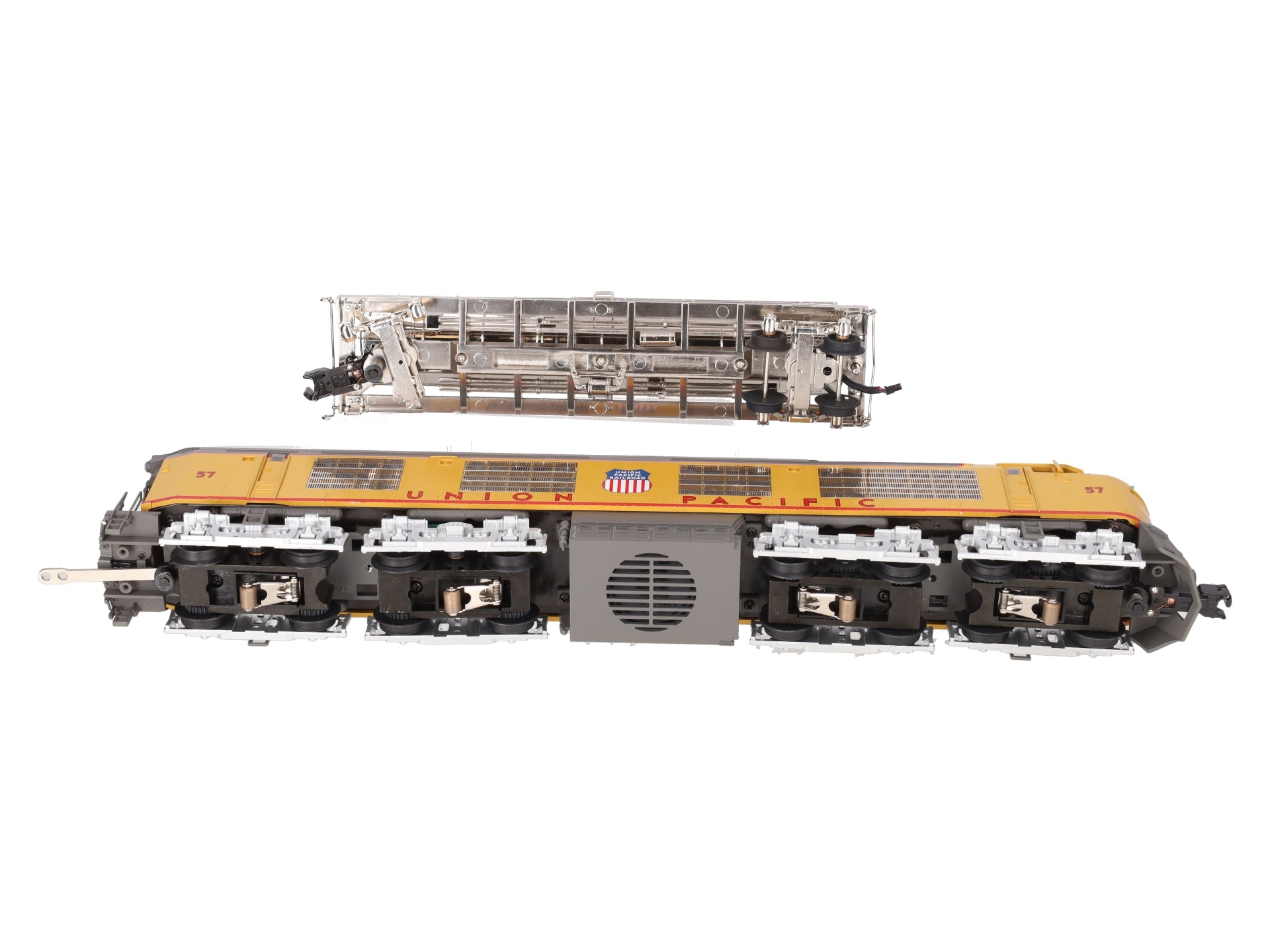 MTH 20-2261-1 O Union Pacific Propane Turbine Engine Set w/PS2 #57 VG/Box