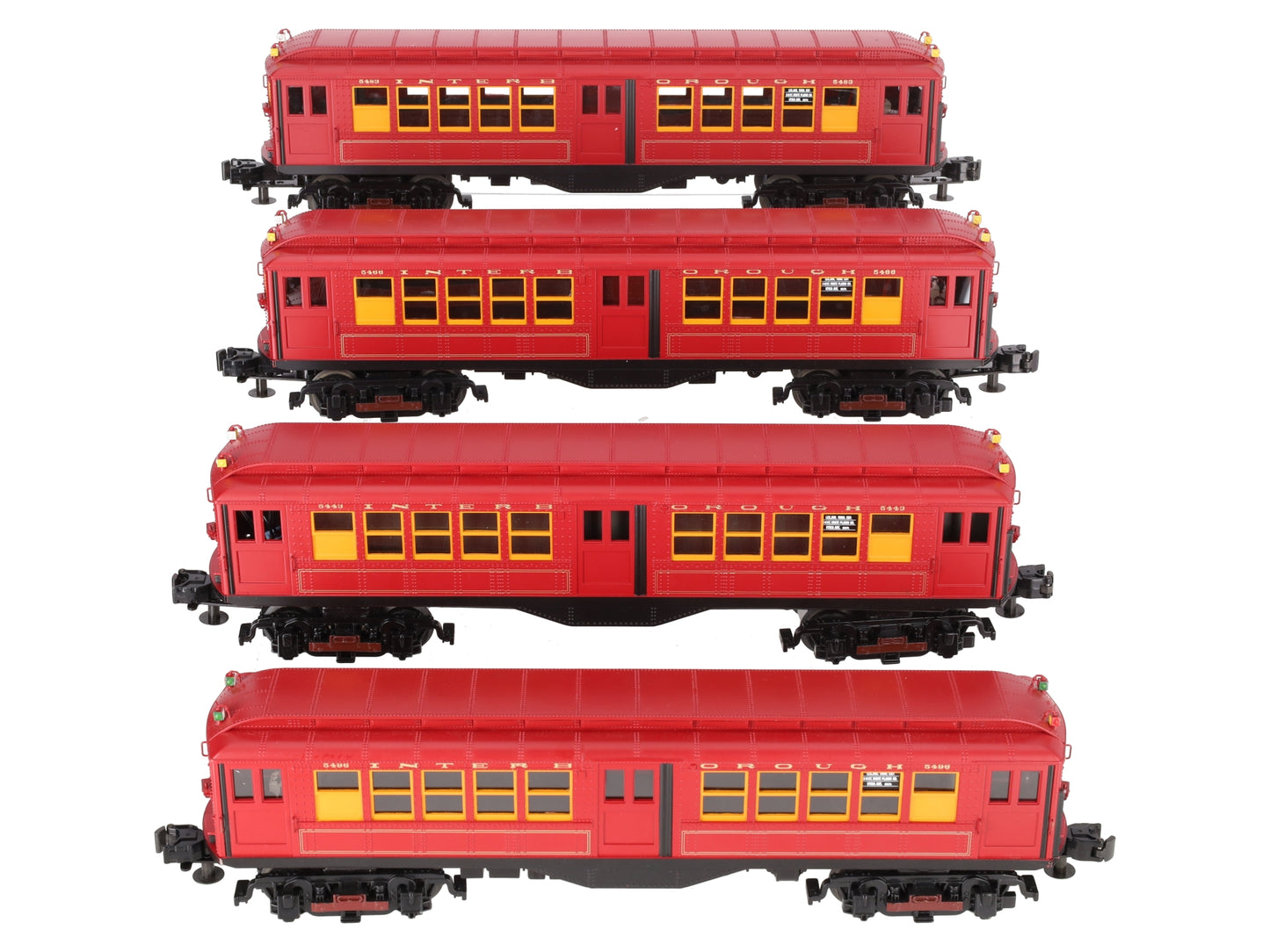 MTH 30-2448-1 O Metropolitan LO-V Subway Set w/Proto-Sound 2.0 (Set of 4) VG/Box