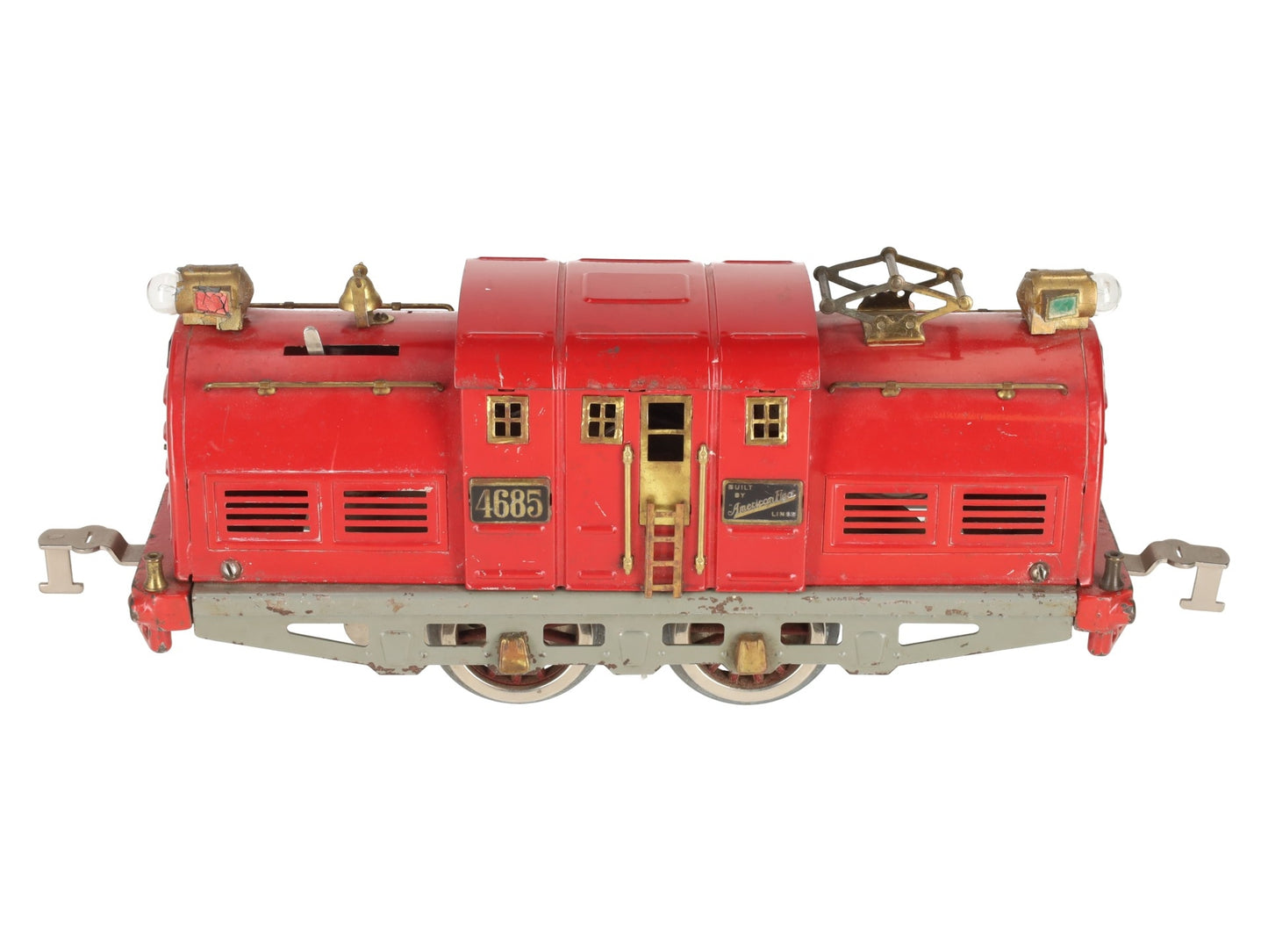 American Flyer 4685 Std Gauge Vintage 0-4-0 Red Engine Electric Locomotive VG
