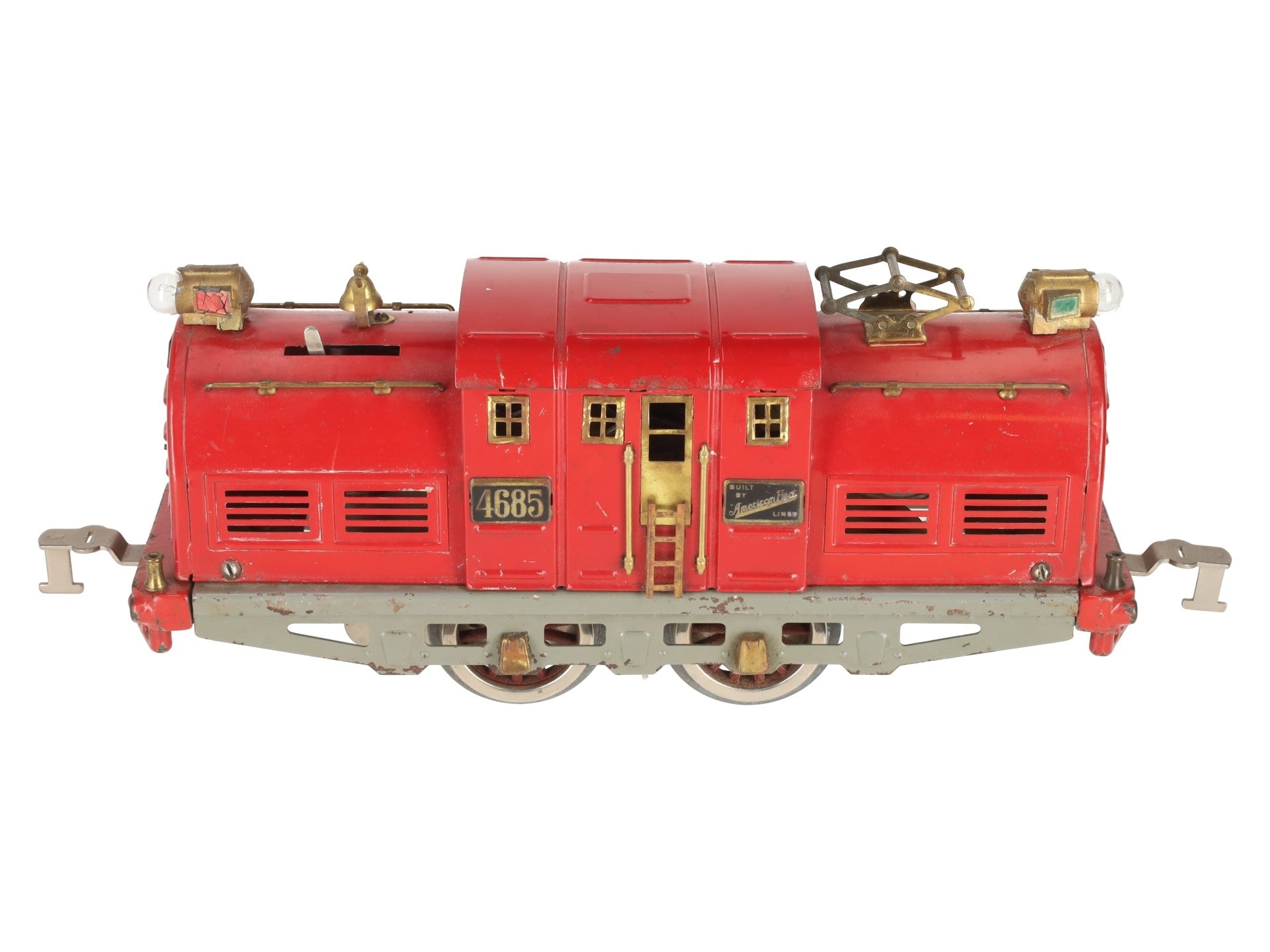 American Flyer 4685 Std Gauge Vintage 0-4-0 Red Engine Electric Locomotive VG