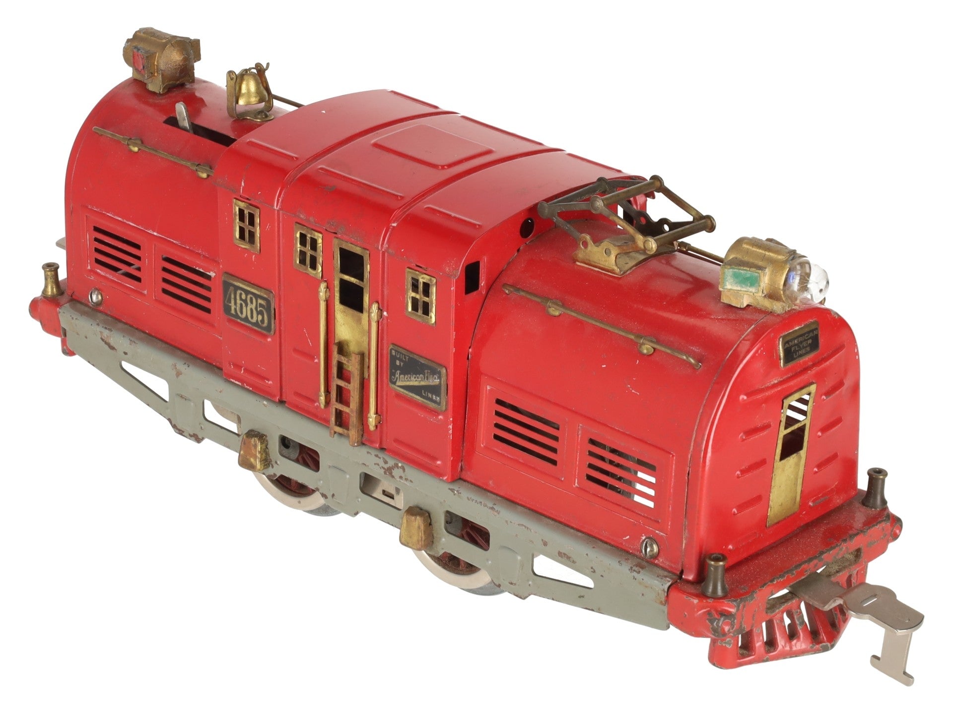 American Flyer 4685 Std Gauge Vintage 0-4-0 Red Engine Electric Locomotive VG