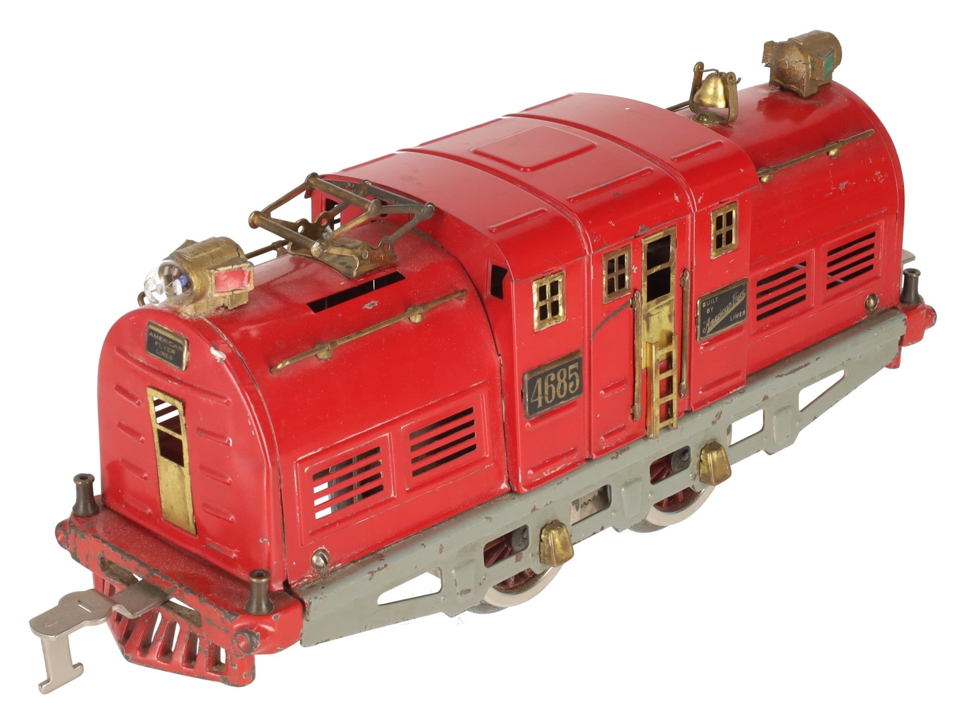 American Flyer 4685 Std Gauge Vintage 0-4-0 Red Engine Electric Locomotive VG
