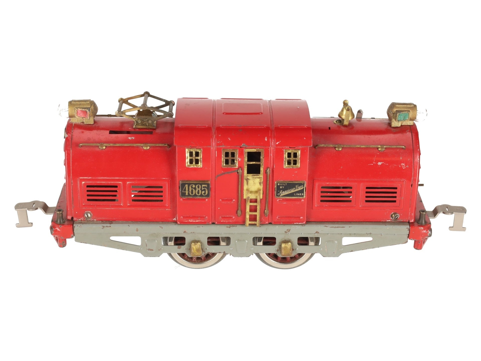 American Flyer 4685 Std Gauge Vintage 0-4-0 Red Engine Electric Locomotive VG