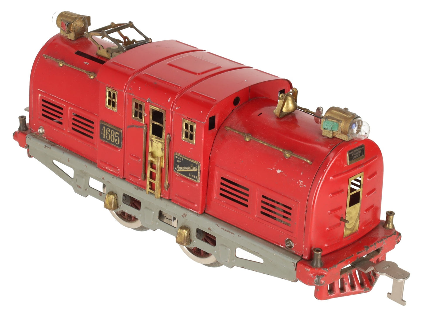 American Flyer 4685 Std Gauge Vintage 0-4-0 Red Engine Electric Locomotive VG