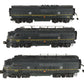 Lionel 2333 Vintage O Custom Pennsylvania RR F-3 ABA Diesel Set #9553/9559/9580