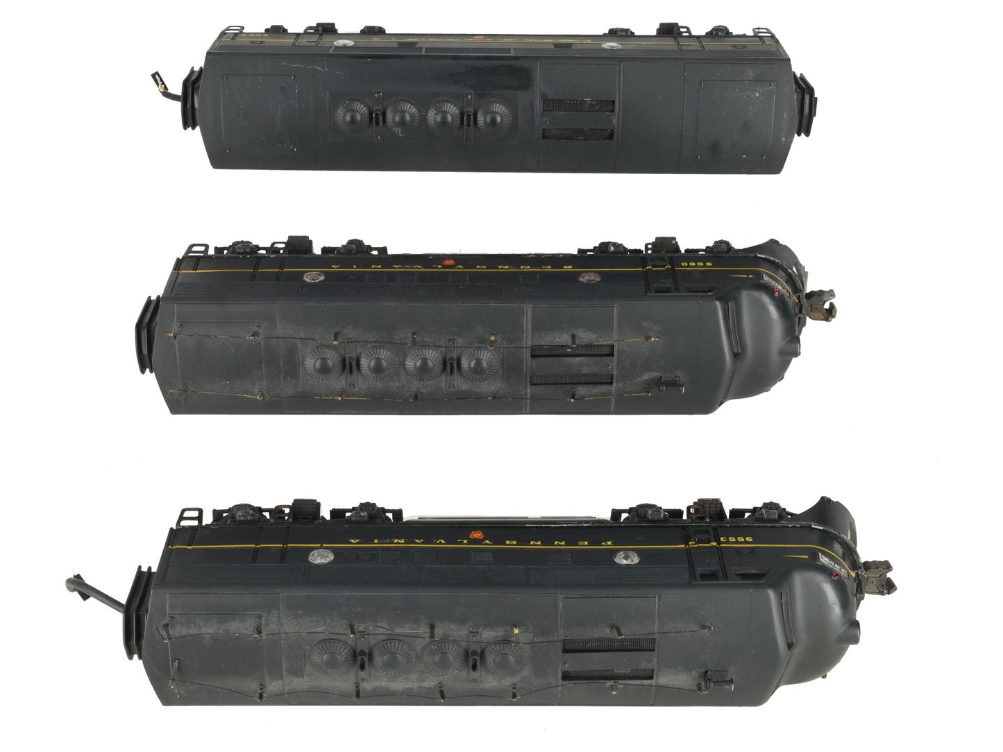 Lionel 2333 Vintage O Custom Pennsylvania RR F-3 ABA Diesel Set #9553/9559/9580