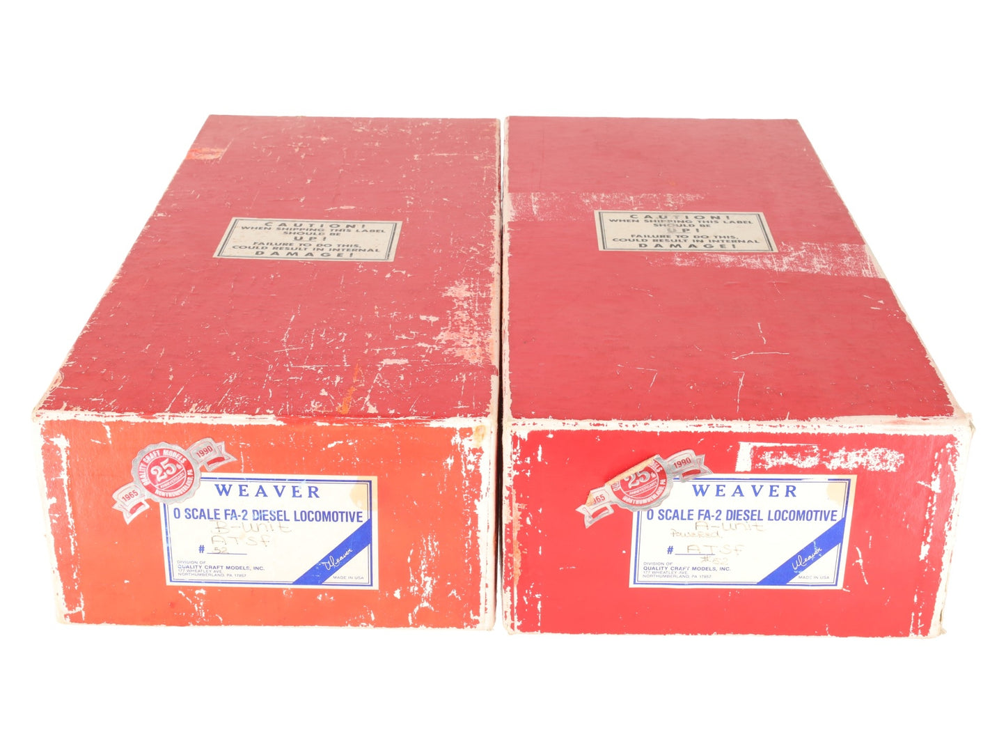 Weaver 52 O Santa Fe FA-2 AB Diesel Locomotive #52 - 3 Rail VG/Box