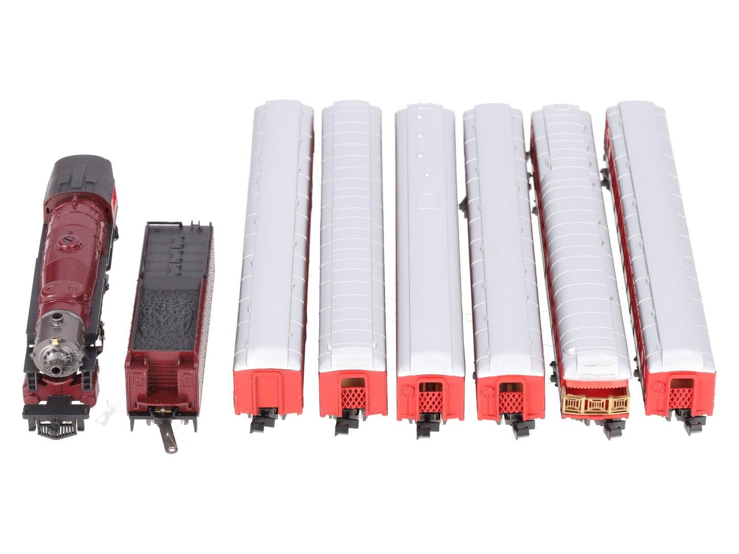 Con-Cor Gulf, Mobile & Ohio "Rebel" N Gauge Steam Passenger Train Set/Box