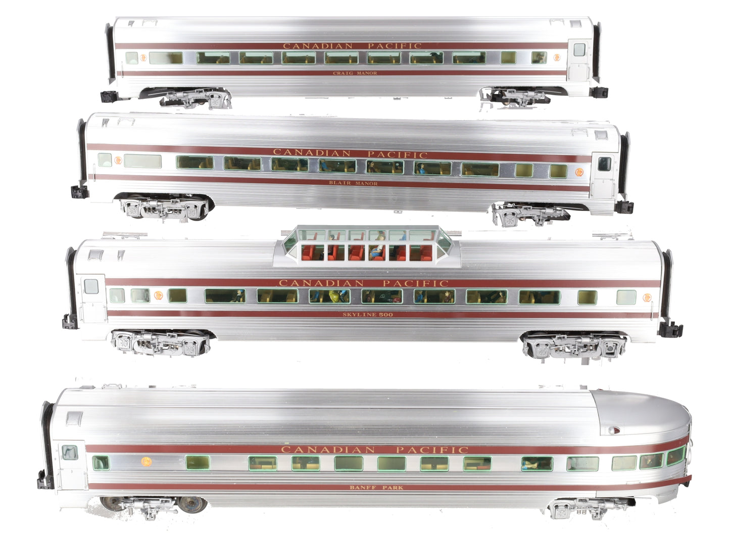 Lionel 6-25600 Canadian Pacific 18" Aluminum 4-Car Passenger Set/Box