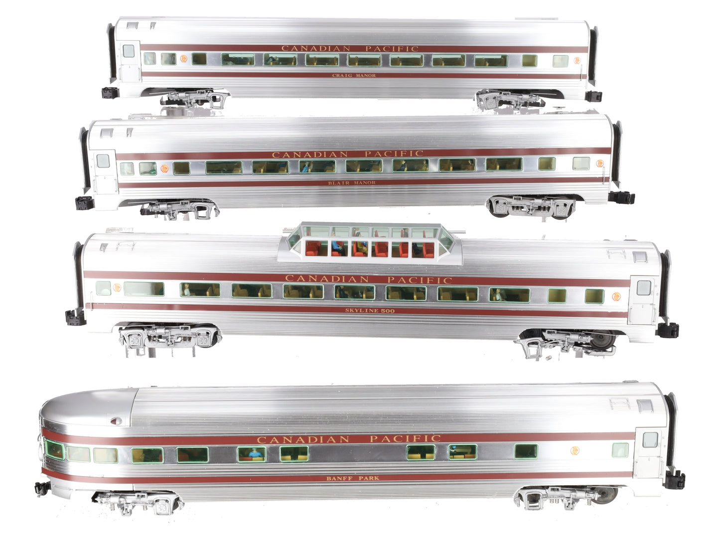 Lionel 6-25600 Canadian Pacific 18" Aluminum 4-Car Passenger Set/Box
