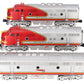 Lionel 6-14588 O Santa Fe F3 ABA Diesel Locomotive Set EX/Box