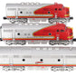 Lionel 6-14588 O Santa Fe F3 ABA Diesel Locomotive Set EX/Box