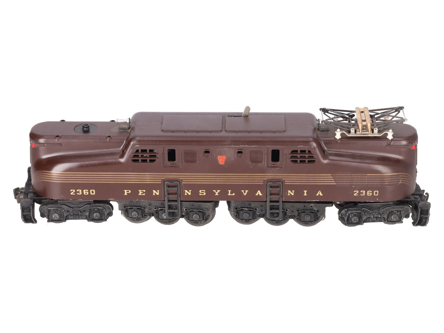 Lionel 2360 Vintage O Pennsylvania 5-Stripe Tuscan GG-1 Electric Locomotive