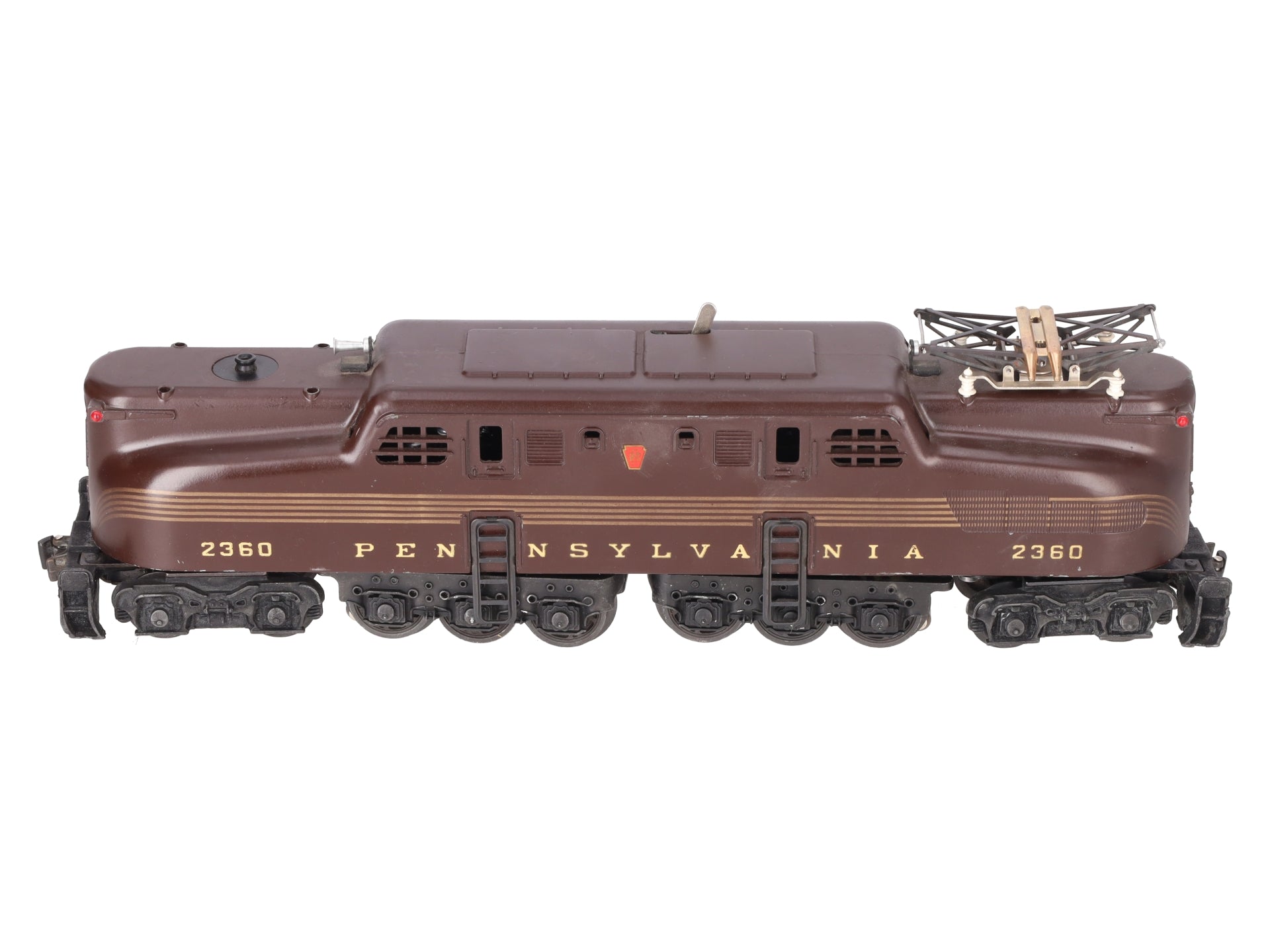 Lionel 2360 Vintage O Pennsylvania 5-Stripe Tuscan GG-1 Electric Locomotive