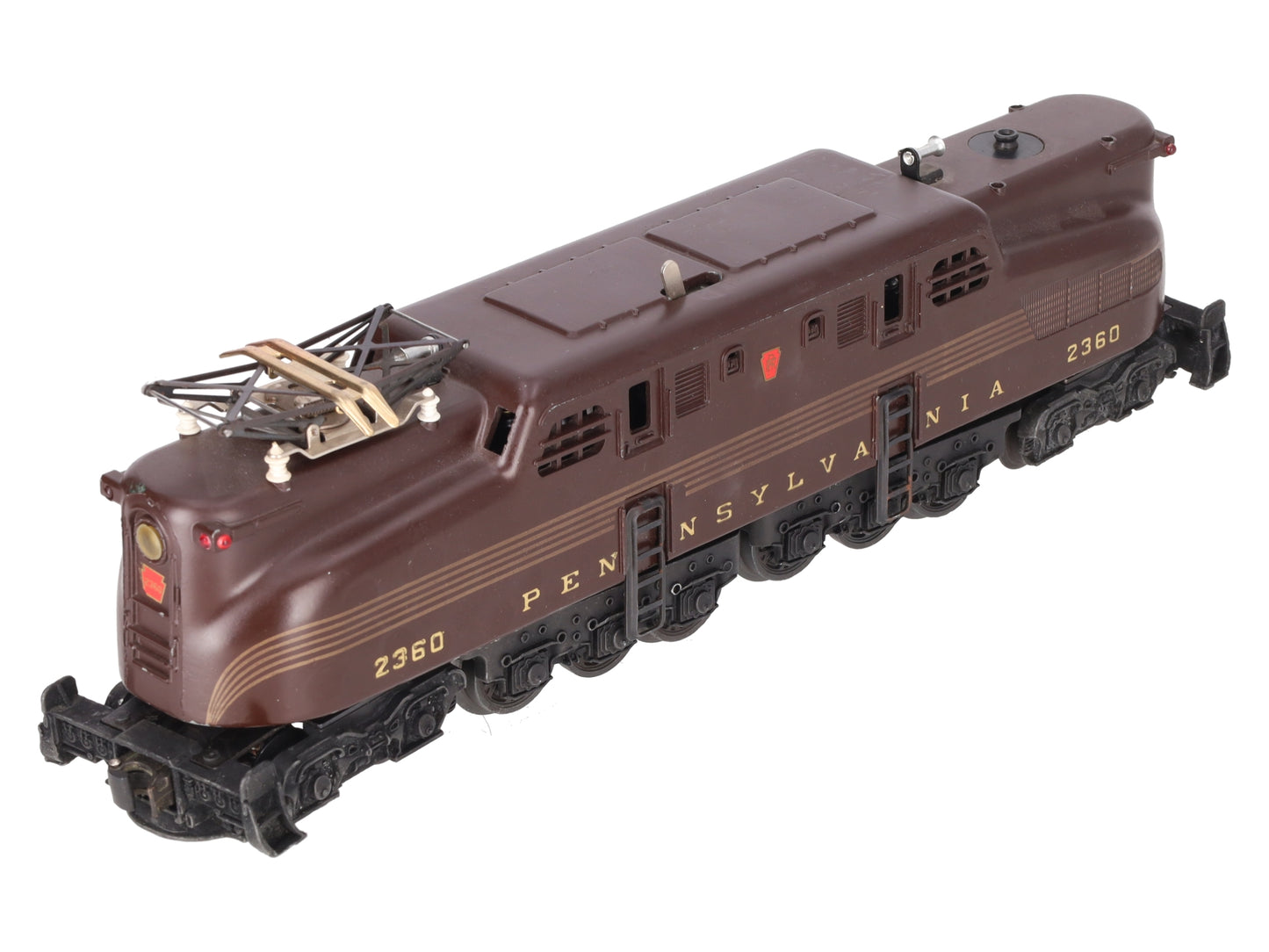 Lionel 2360 Vintage O Pennsylvania 5-Stripe Tuscan GG-1 Electric Locomotive
