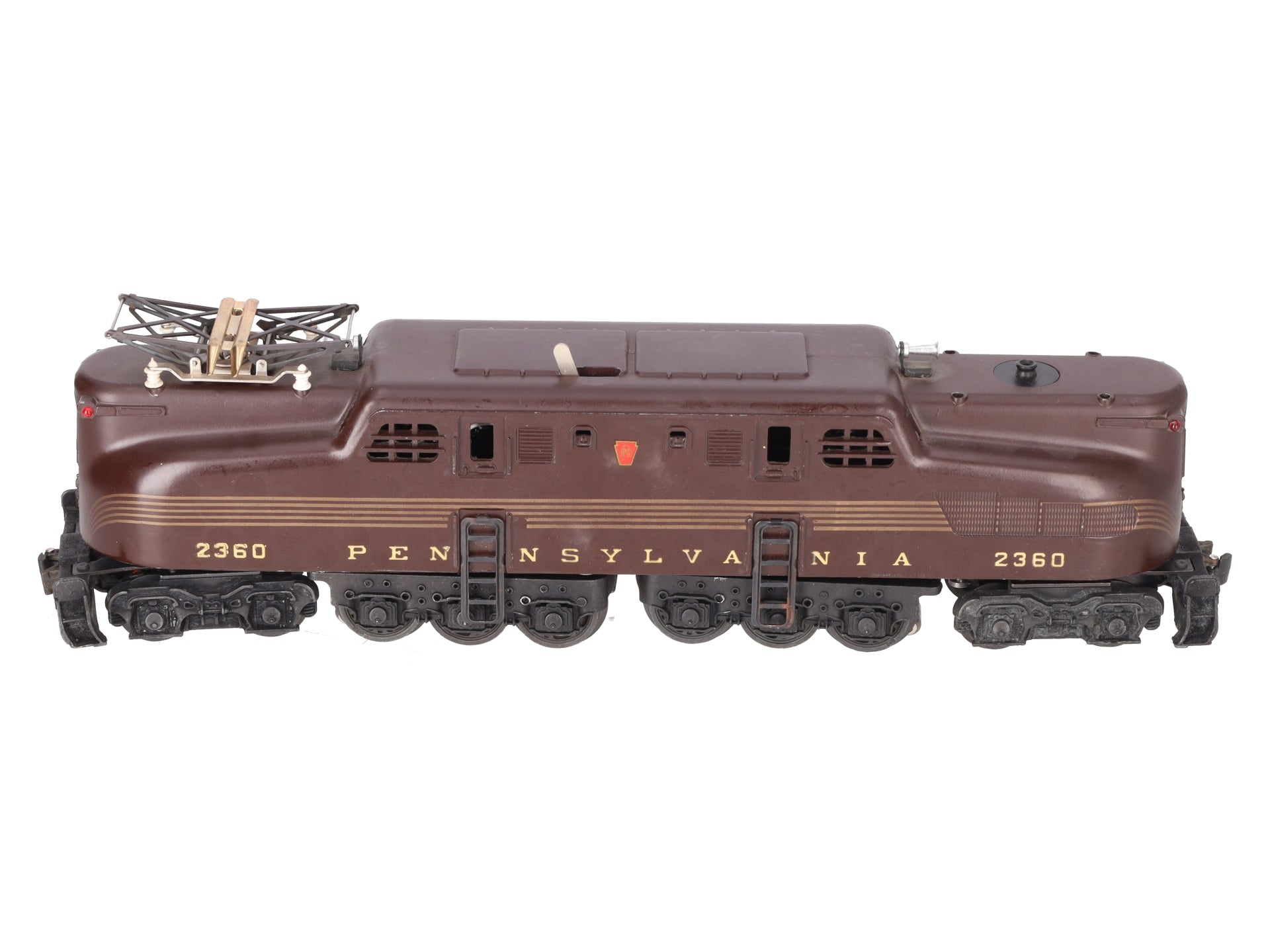 Lionel 2360 Vintage O Pennsylvania 5-Stripe Tuscan GG-1 Electric Locomotive