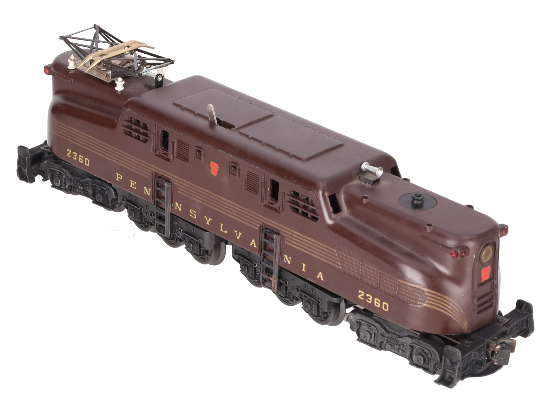 Lionel 2360 Vintage O Pennsylvania 5-Stripe Tuscan GG-1 Electric Locomotive
