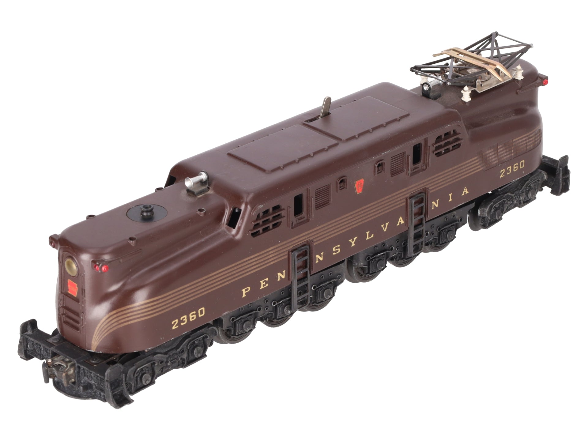 Lionel 2360 Vintage O Pennsylvania 5-Stripe Tuscan GG-1 Electric Locomotive