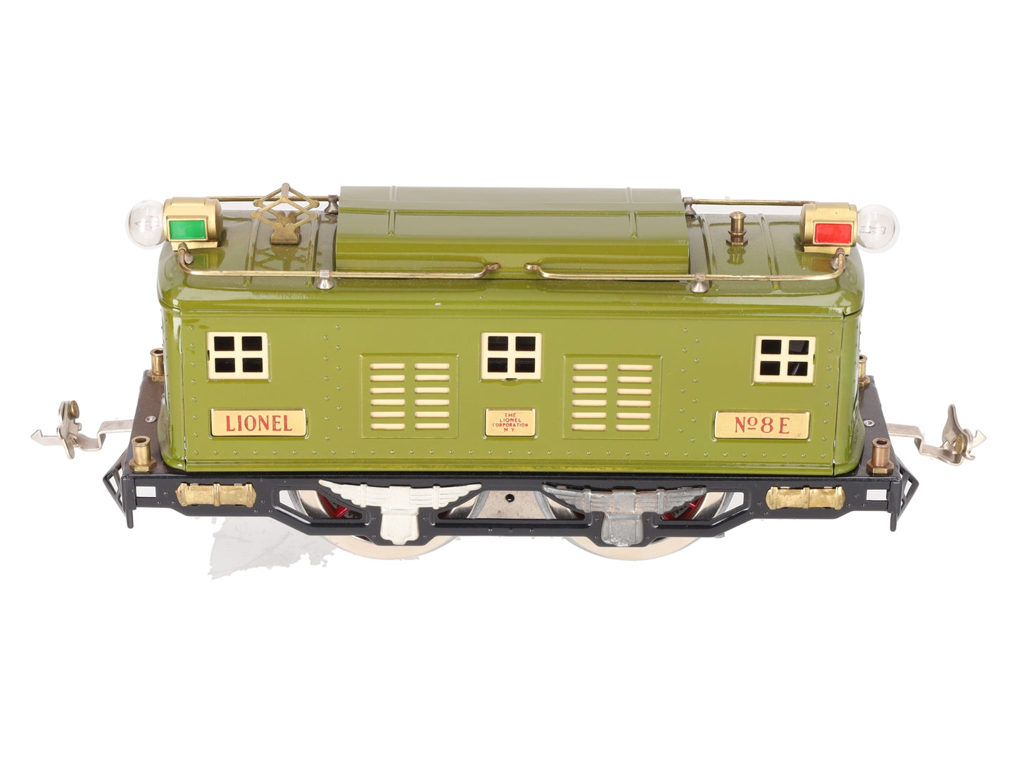 Lionel 8E Vintage Std. Gauge Olive 0-4-0 Powered Electric Locomotive -Restored