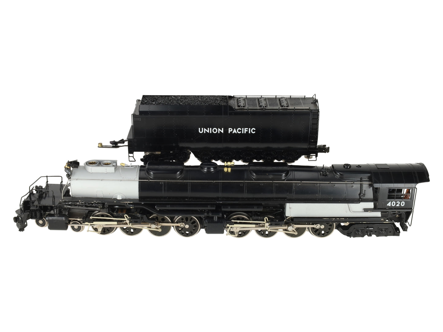 Williams 7001 O BRASS UP 4-8-8-4 Big Boy Steam Locomotive #4020 -Modified VG/Box