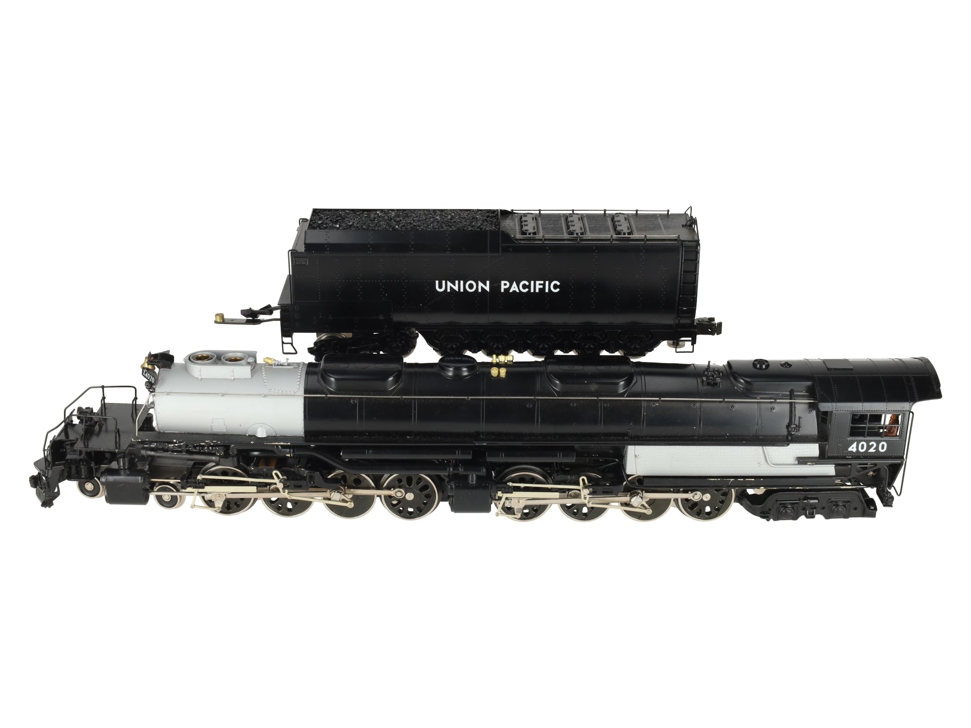 Williams 7001 O BRASS UP 4-8-8-4 Big Boy Steam Locomotive #4020 -Modified VG/Box