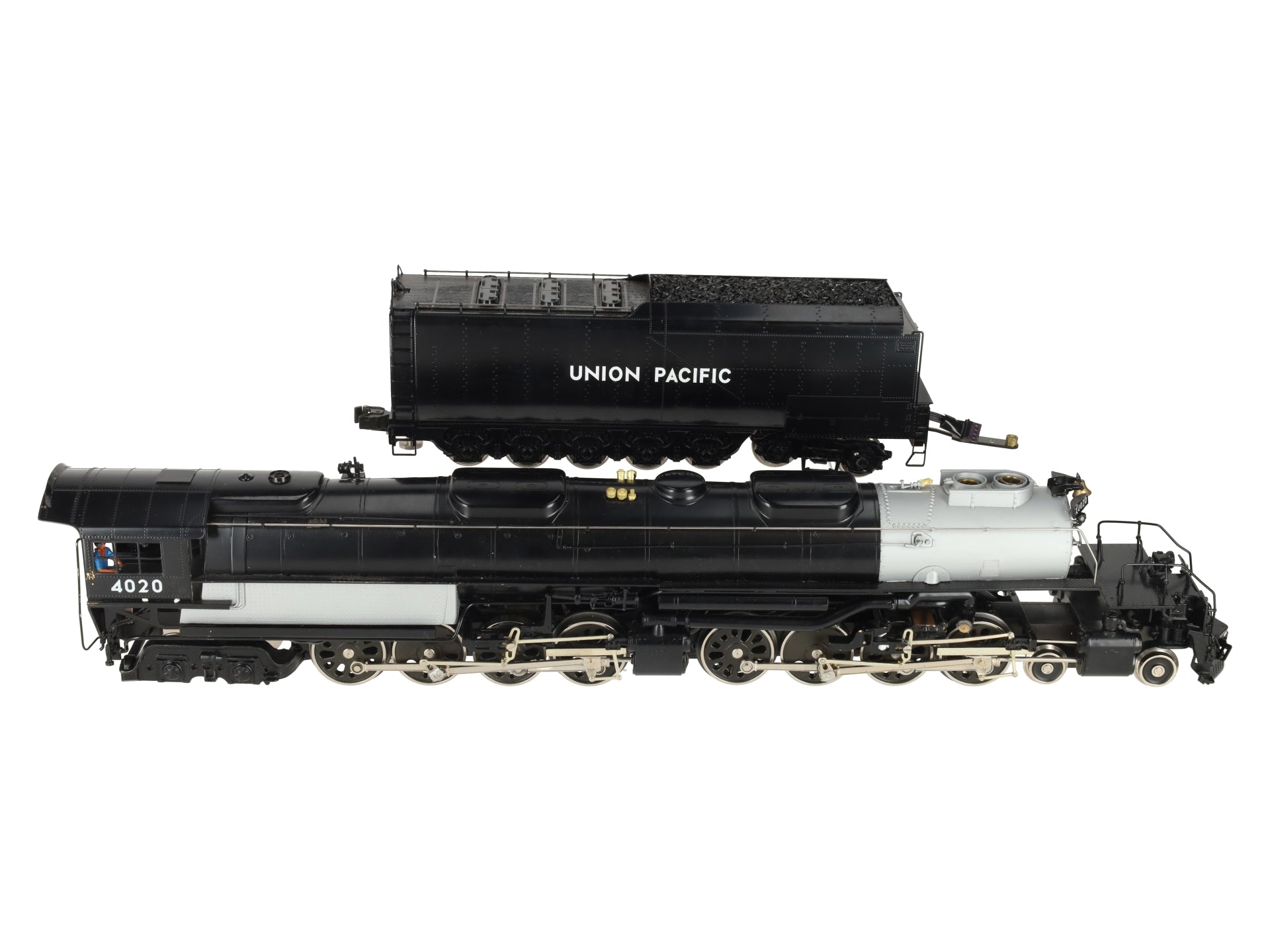 Williams 7001 O BRASS UP 4-8-8-4 Big Boy Steam Locomotive #4020 -Modified VG/Box