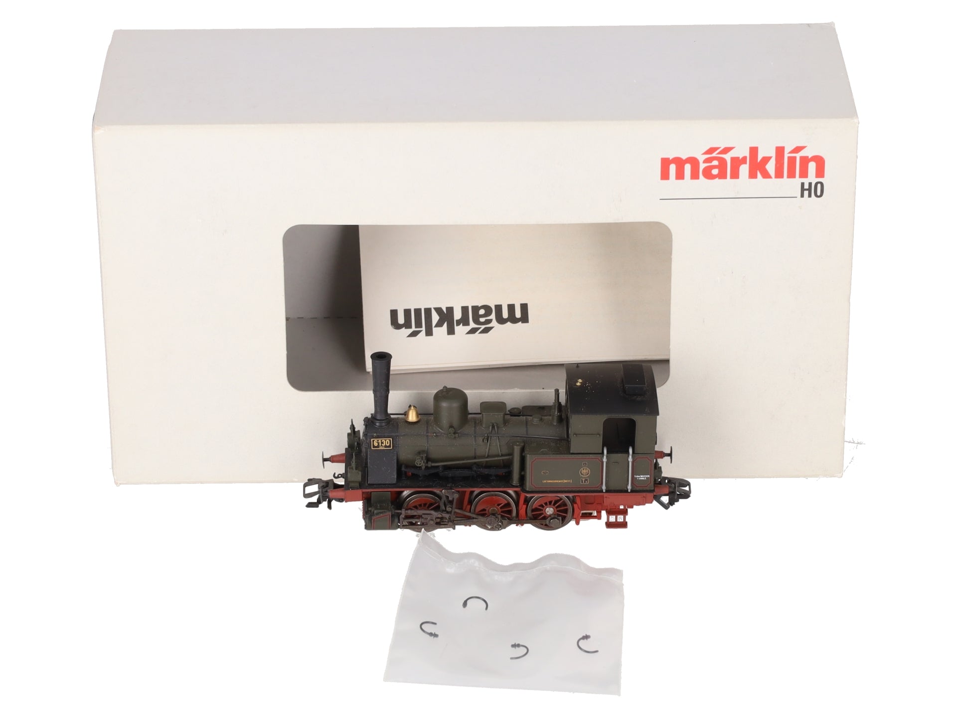 Marklin 37141 HO Scale KPEV Epoche I T3 Steam Locomotive #6130 EX/Box