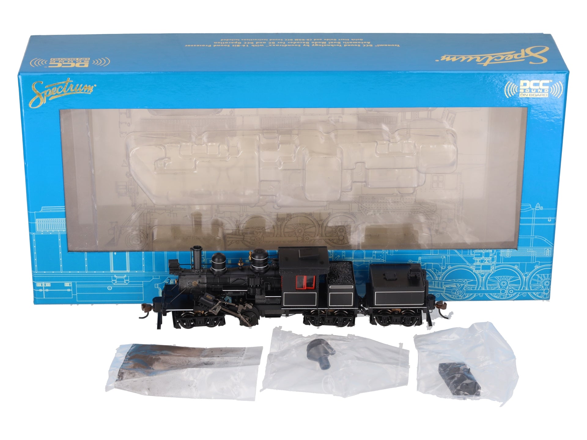 Bachmann 82927 HO Scale Spec 70-Ton 3-Truck Climax Locomotive w/DCC & Sound LN/Box