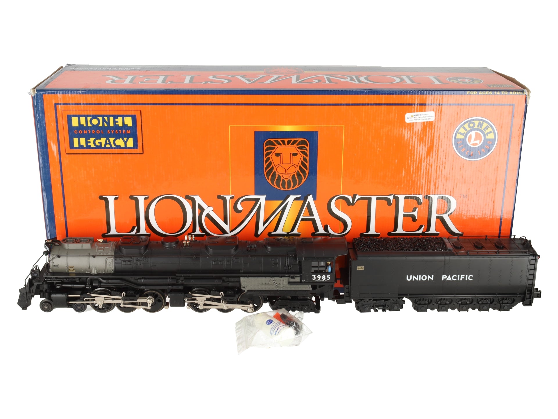 Lionel 6-11200 O Union Pacific Lionemaster Challenger Steam Locomotive #3985 EX/Box